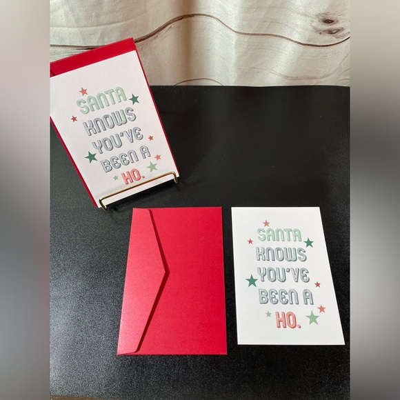 ⚠️🎄Adult Christmas Greeting Card 2 Card Bundle NWT - Picture 6 of 7